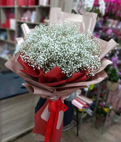 Букет цветов из: Гипсофила в Олу