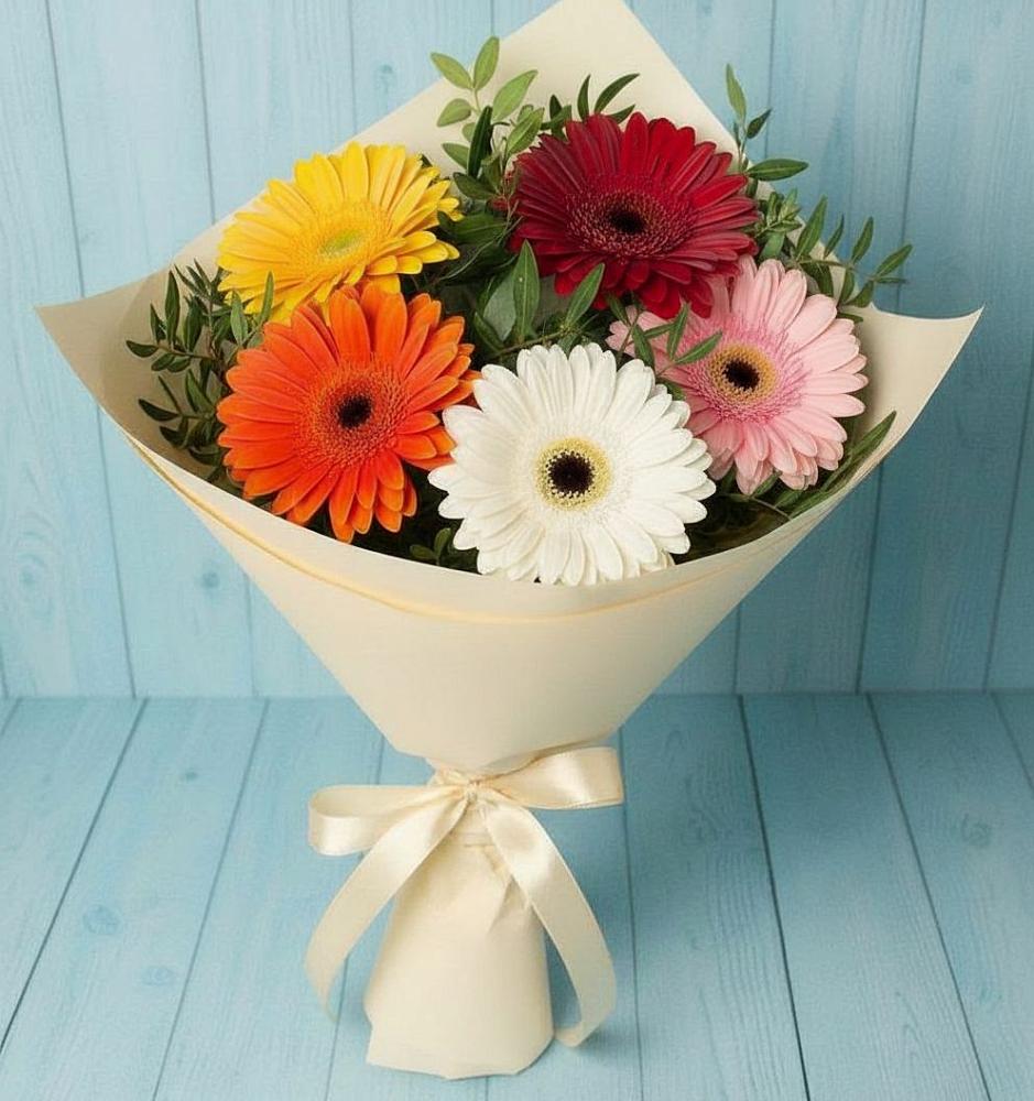 Букет цветов из: Герберы в Олу