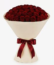 Букет 101 Бордовая роза Блэк Бакарра в Олу