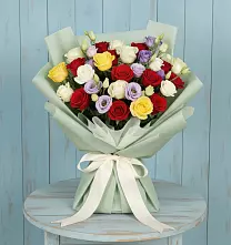 Букет цветов из:  Розы в Олу