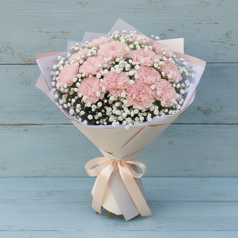 Букет цветов из: Гвоздики в Олу