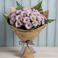 Букет цветов из:  Хризантемы #REPLACE_PRED# Олу