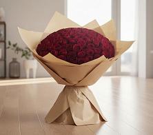 Букет 101 Красная роза в Олу