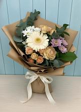 Букет цветов из:  Герберы и Хризантемы в Олу