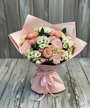 Букет цветов из:  Гвоздики, Розы и Хризантемы в Олу