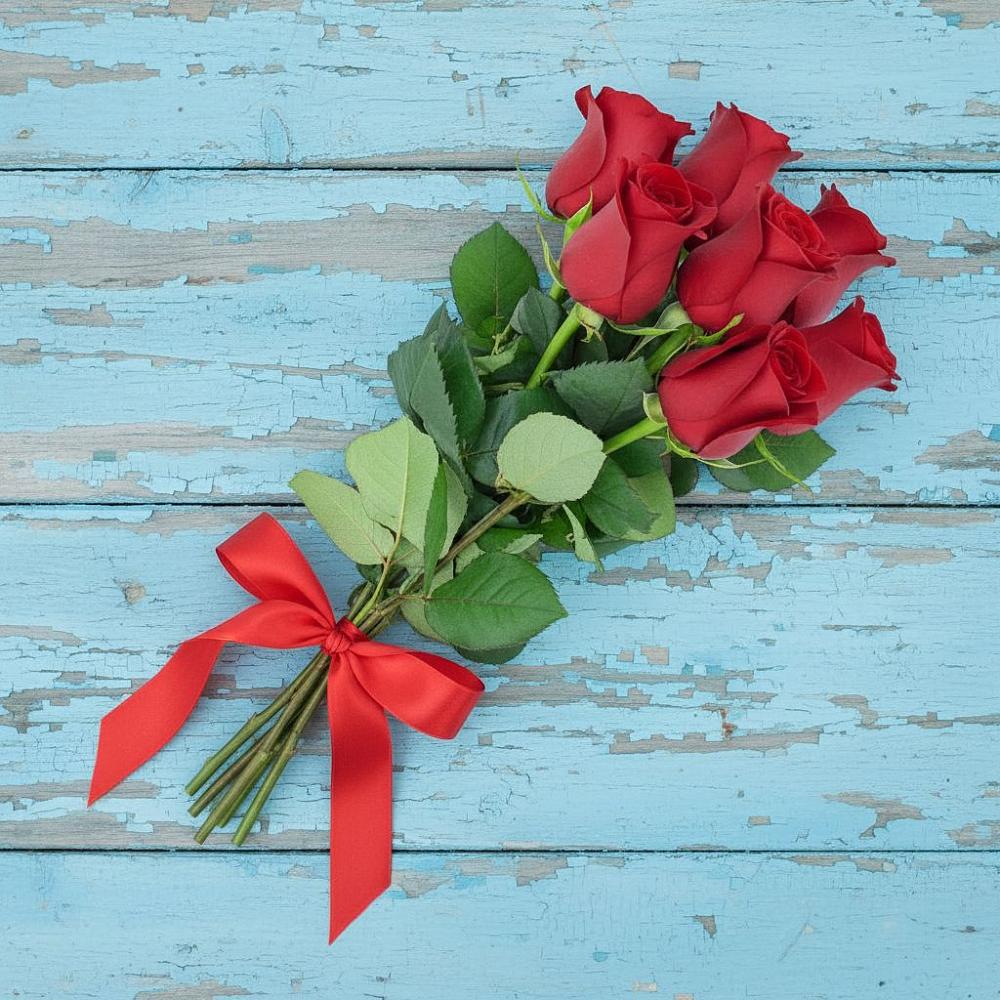 Букет Красные розы в Олу