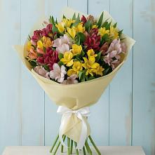 Букет цветов из:  Альстромерии в Олу
