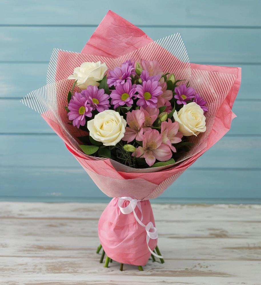 Букет цветов из: Герберы в Олу